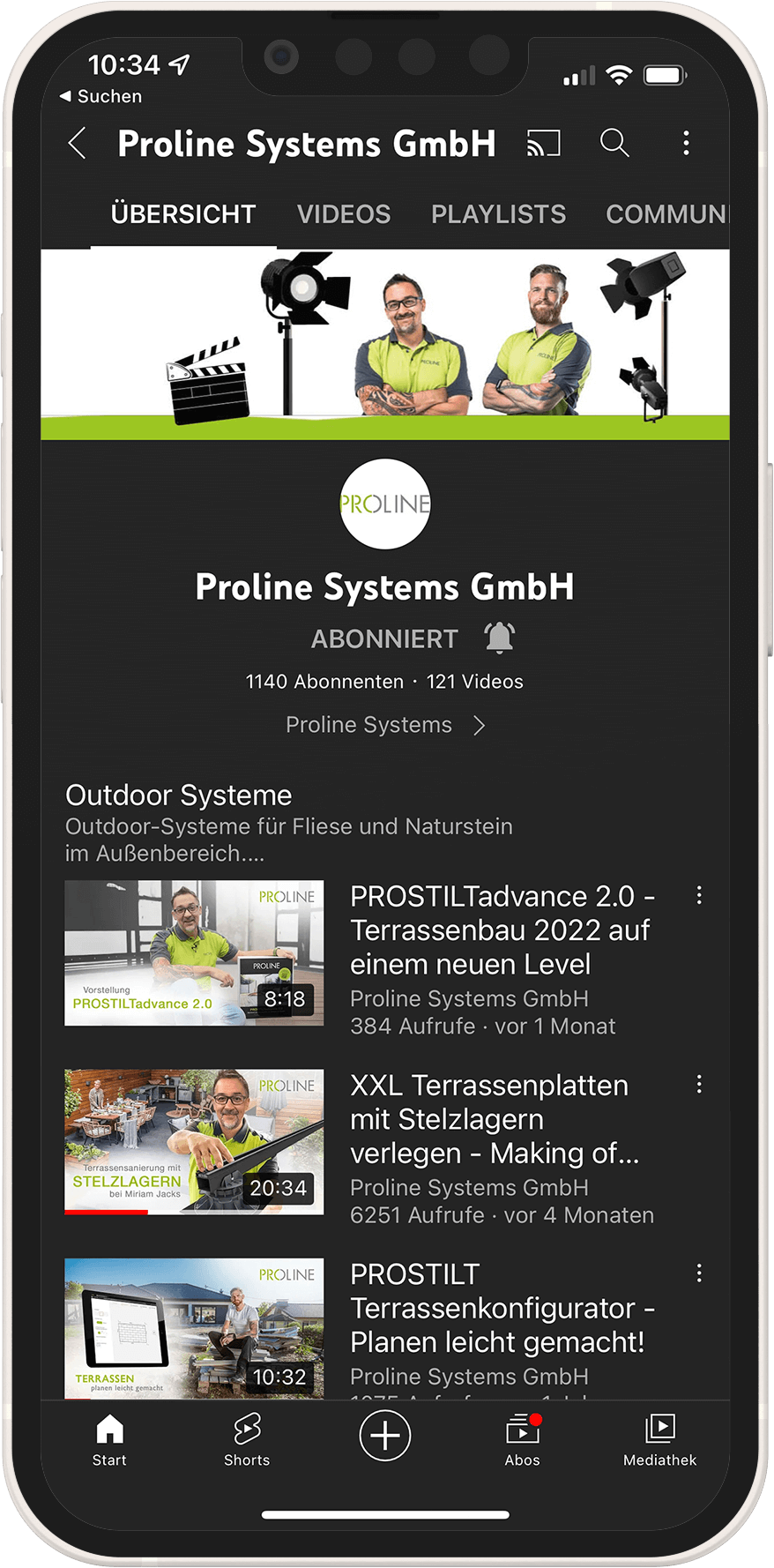Proline Systems Youtube